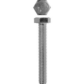 

Болт "ЗУБР" с шестигранной головкой, DIN 933, M8x40 мм, кл. пр. 8.8, цинк, 4 шт.