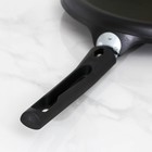 Сковорода блинная «Традиция», d=24 см, съёмная ручка, антипригарное покрытие, цвет чёрный - Фото 6