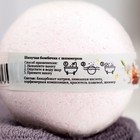 Бомбочка для ванны с шиммером "Добропаровъ", белый мускус и лилия, 110 гр, белый-перламутр - Фото 3