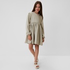 Платье для девочки MINAKU: Casual Collection, светло-зелёное, рост 140 см - Фото 3
