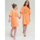 Ночная сорочка для девочек, рост 86 см, цвет оранжевый - Фото 3