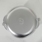 Казан походный KUKMARA, 4 л, крышка-сковорода, литой алюминий, серебристый - Фото 4