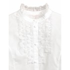 Блузка для девочек, рост 152 см, цвет белый - Фото 3