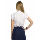 Блузка для девочек, рост 152 см, цвет белый - Фото 4