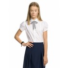 Блузка для девочек, рост 152 см, цвет белый - Фото 2