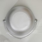 Казан походный KUKMARA, 5 л, крышка-сковорода, литой алюминий, серебристый - Фото 4