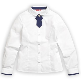 

Блузка для девочек, рост 164 см, цвет белый