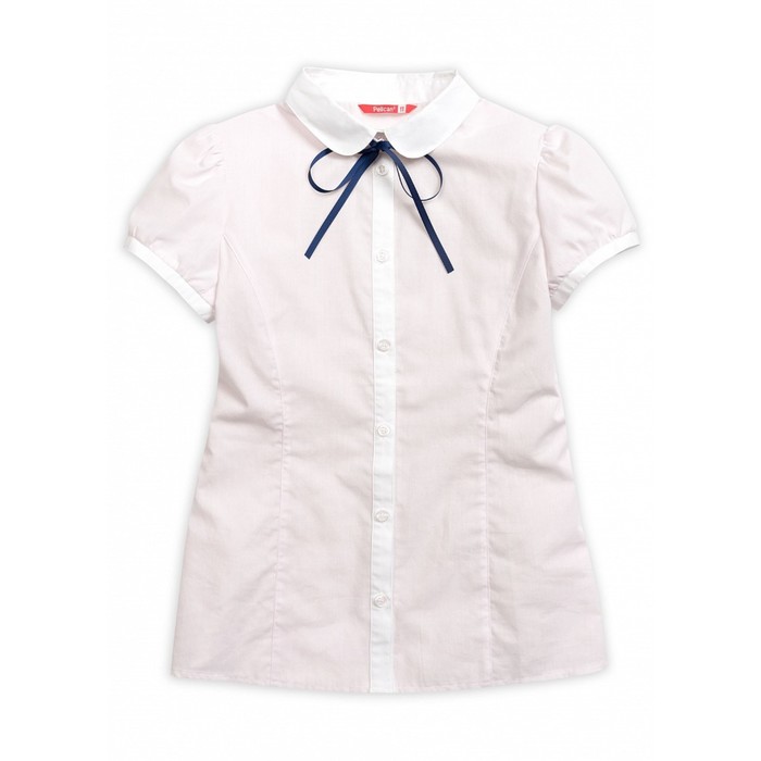 Блузка для девочек, рост 164 см, цвет розовый - Фото 1