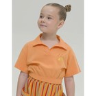 Джемпер для девочек, рост 104 см, цвет оранжевый - Фото 2