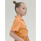 Джемпер для девочек, рост 104 см, цвет оранжевый - Фото 3