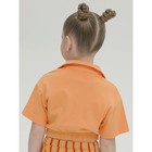 Джемпер для девочек, рост 104 см, цвет оранжевый - Фото 4