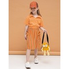 Джемпер для девочек, рост 104 см, цвет оранжевый - Фото 6