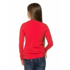 Джемпер для девочек, рост 116 см, цвет красный - Фото 2