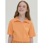 Джемпер для девочек, рост 116 см, цвет оранжевый - фото 109947025