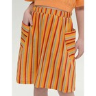 Юбка для девочек, рост 104 см, цвет оранжевый - Фото 2