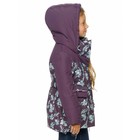 Куртка для девочек, рост 104 см, цвет фиолетовый - Фото 5