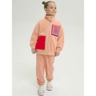 Куртка флисовая для девочек Pelican, рост 110 см, цвет персиковый - Фото 6