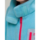 Куртка флисовая для девочек Pelican, рост 86 см, цвет голубой - Фото 3