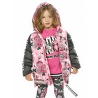 Куртка для девочек, рост 98 см, цвет розовый - Фото 5