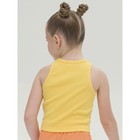 Майка для девочек, рост 110 см, цвет жёлтый - Фото 2