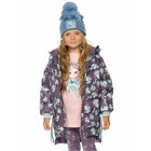 Пальто для девочек, рост 98 см, цвет фиолетовый - Фото 4
