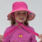 Панама для девочек, размер 48-50, цвет розовый - фото 298976529