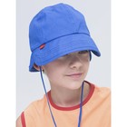 Панама для мальчиков, размер 53-54, цвет синий - фото 27798902