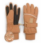 Перчатки детские, размер 14-15, цвет охра - Фото 1