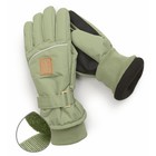 Перчатки детские, размер 15-16, цвет хаки - Фото 3