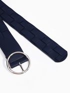 Ремень женский, ширина 4.5 см, пряжка металл, цвет синий - фото 47286262