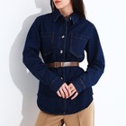 Ремень женский, ширина 2.8 см, пряжка металл, цвет коричневый - фото 22495016