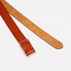 Ремень женский, ширина 2.8 см, пряжка металл, цвет оранжевый - фото 10868714