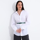 Ремень женский, ширина 1.3 см, винт, пряжка металл, цвет зелёный - фото 40300708