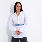 Ремень женский, ширина 2.2 см, винт, пряжка металл, цвет синий - фото 22324852