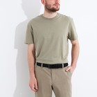 Ремень мужской, ширина 4 см, винт, пряжка металл, цвет чёрный - фото 37575292