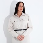 Ремень женский, ширина 1 см, пряжка металл, цвет синий - фото 25397291