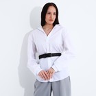 Ремень женский, ширина 3,3 см, винт, пряжка металл, цвет чёрный 9779670