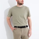 Ремень мужской, ширина 3,5 см, винт, пряжка металл, цвет чёрный - фото 53591583