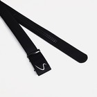 Ремень мужской, ширина 3,5 см, пряжка автомат, цвет чёрный 9781995