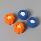 Шарики для стирки Доляна, набор 4 шт, d=8 см, цвет синий/оранжевый - Фото 6