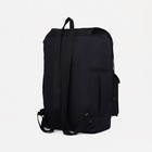 Рюкзак туристический, 55 л, отдел на шнурке, 4 наружных кармана, цвет чёрный - Фото 2