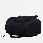 Рюкзак туристический, 55 л, отдел на шнурке, 4 наружных кармана, цвет чёрный - Фото 3