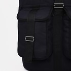 Рюкзак туристический, 55 л, отдел на шнурке, 4 наружных кармана, цвет чёрный - Фото 4