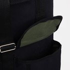 Рюкзак туристический, 55 л, отдел на шнурке, 4 наружных кармана, цвет чёрный - Фото 7