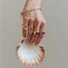 Браслет металл «Цепь» улыбка, цвет золото, 19 размер - Фото 4