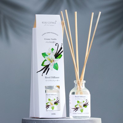 Диффузор ароматический "Greamy Vanilla", сладкая ваниль, 30 мл