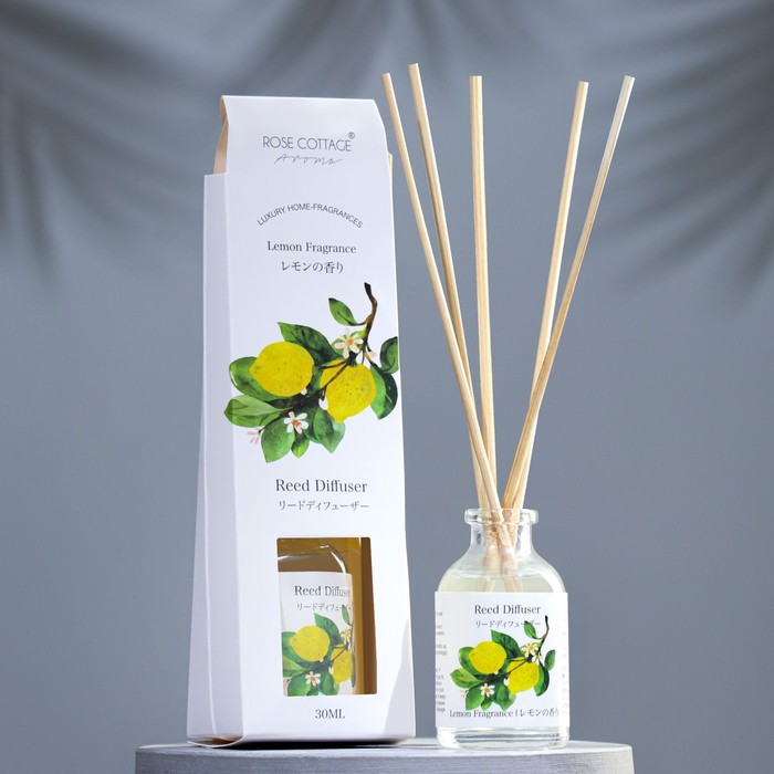 Диффузор ароматический "Lemon Fragrance", 30 мл, сочный лимон - Фото 1