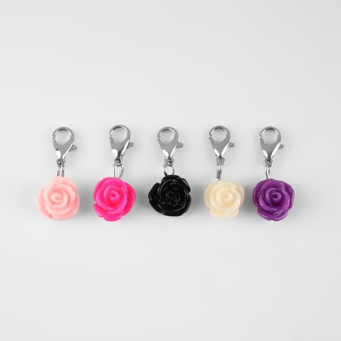 Маркеры для петель «Розы», d = 10 мм, 5 шт, цвет разноцветный