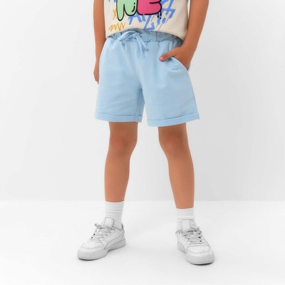 Шорты детские KAFTAN "Basic line", р. 28 (86-92 см), голубой