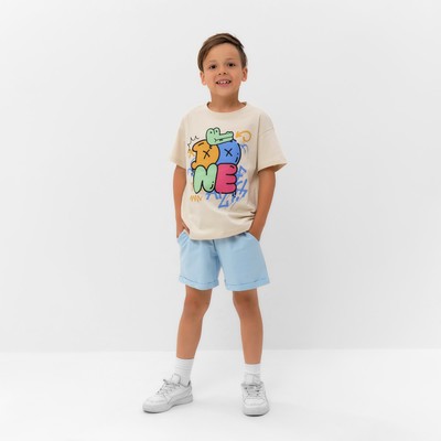 Шорты для мальчика KAFTAN: Basic line, голубой, размер 30 (98-104 см)